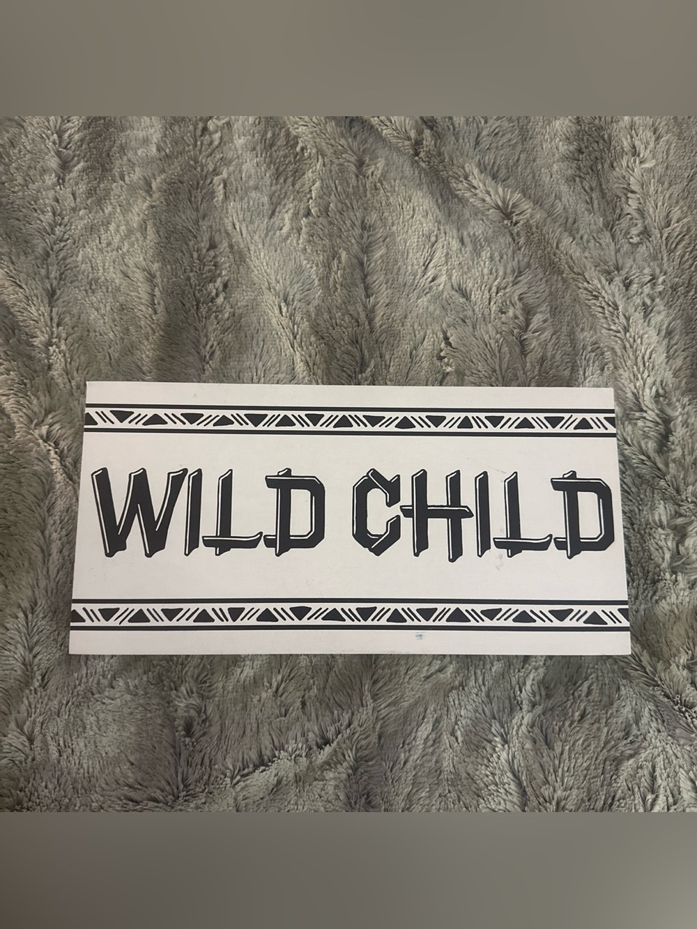 Wild Child black & white ‘Hobby Lobby’ wall decor